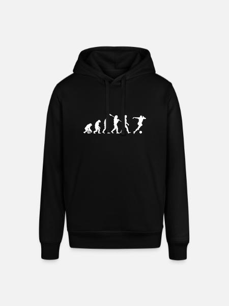 Football Evolution Gift Idea - Stanley/Stella SOUNDER Unisex Hoodie - black