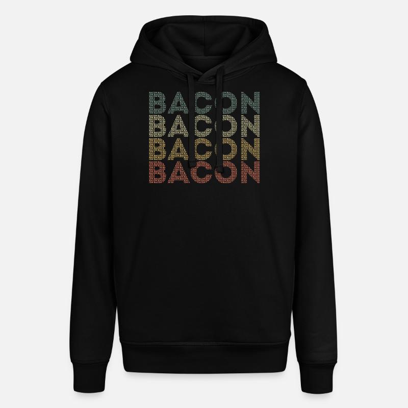 bacon - Stanley/Stella SOUNDER Unisex Hoodie - black