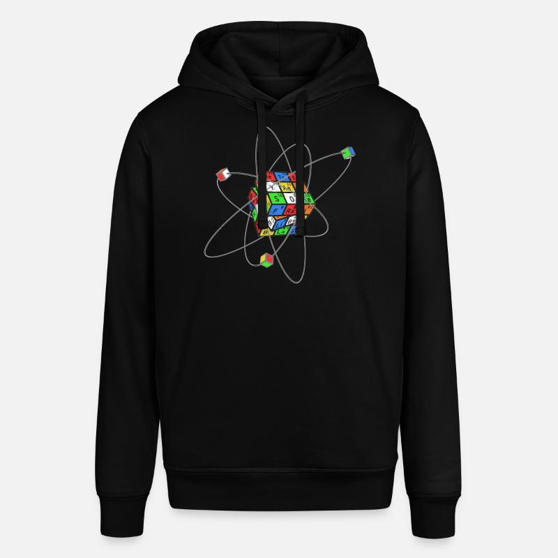 Elementär kub - Luvtröja SOUNDER unisex från Stanley/Stella - svart