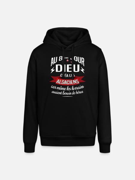 ALSACIENS Alsace - Sweat à capuche SOUNDER Stanley/Stella Unisexe - noir