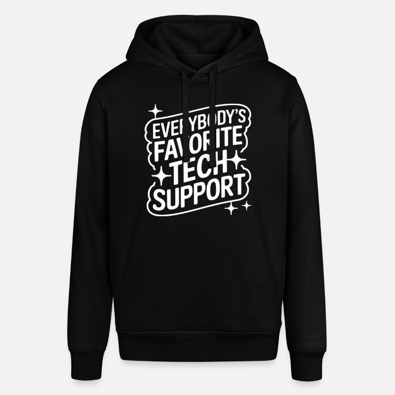 Technischer Support Computerfreak Nerd - Stanley/Stella Unisex Hoodie SOUNDER - Schwarz