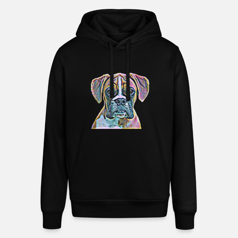 Chiens boxeurs - Sweat à capuche SOUNDER Stanley/Stella Unisexe - noir
