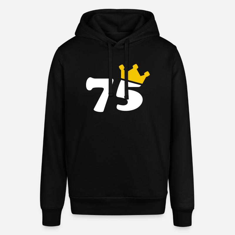 75 Krone 75e anniversaire 75 ans - Sweat à capuche SOUNDER Stanley/Stella Unisexe - noir
