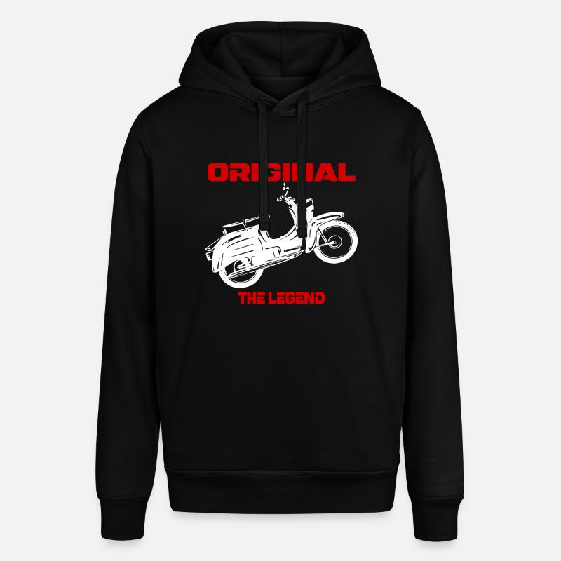 Cyclomoteur Simson Schwalbe RDA - Sweat à capuche SOUNDER Stanley/Stella Unisexe - noir