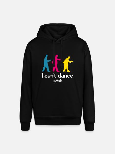 Genesis Jeg kan ikke danse enkelt logo - Stanley/Stella SOUNDER unisex hoodie - sort