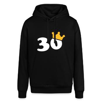30 couronne 30 ans 30 ans - Sweat à capuche SOUNDER Stanley/Stella Unisexe - noir - Devant - Alina (178cm) & Michal (187cm)