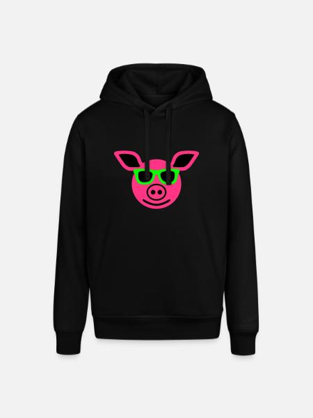 Gris med solbriller - Stanley/Stella SOUNDER unisex hoodie - sort