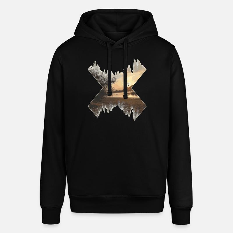 X-Landscape Coucher de soleil - Sweat à capuche SOUNDER Stanley/Stella Unisexe - noir