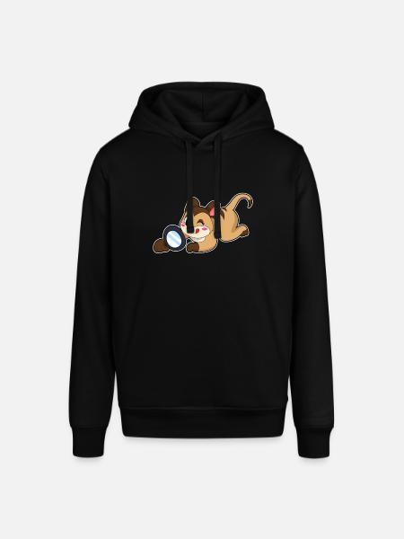 Erdmännchen Detektiv Lupe - Stanley/Stella Unisex Hoodie SOUNDER - Schwarz