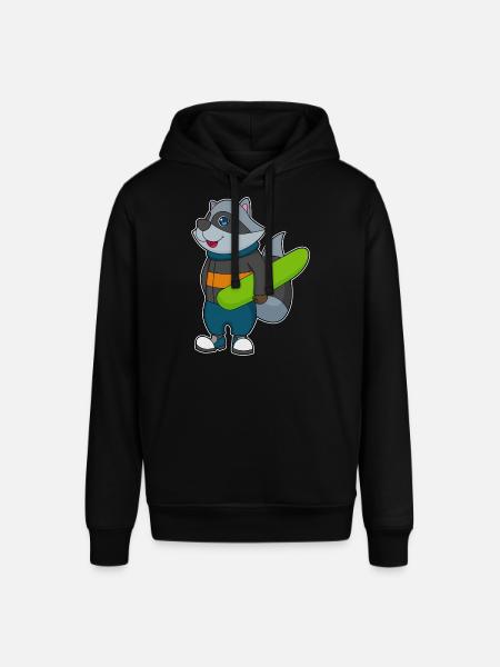 Snowboardeur Raton Snowboard - Sweat à capuche SOUNDER Stanley/Stella Unisexe - noir