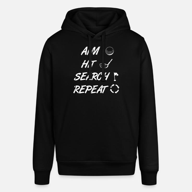 Aim Beat Search Répéter Golf - Sweat à capuche SOUNDER Stanley/Stella Unisexe - noir