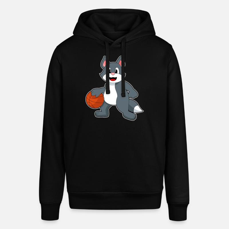 Chat Basketteur Basketteur - Sweat à capuche SOUNDER Stanley/Stella Unisexe - noir