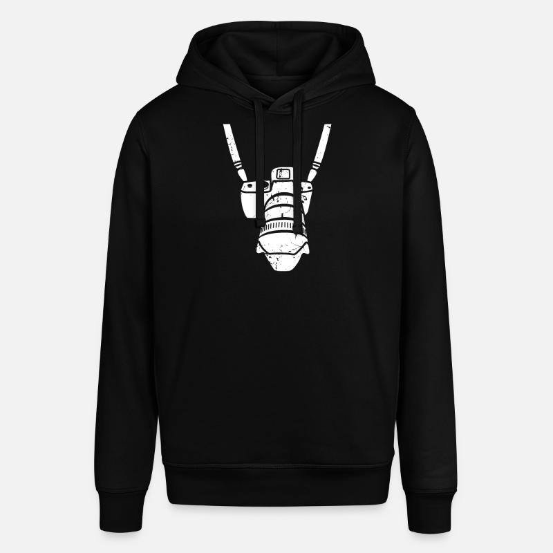 Caméra autour du cou - Sweat à capuche SOUNDER Stanley/Stella Unisexe - noir