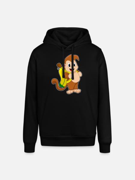 Affe Banane - Stanley/Stella Unisex Hoodie SOUNDER - Schwarz