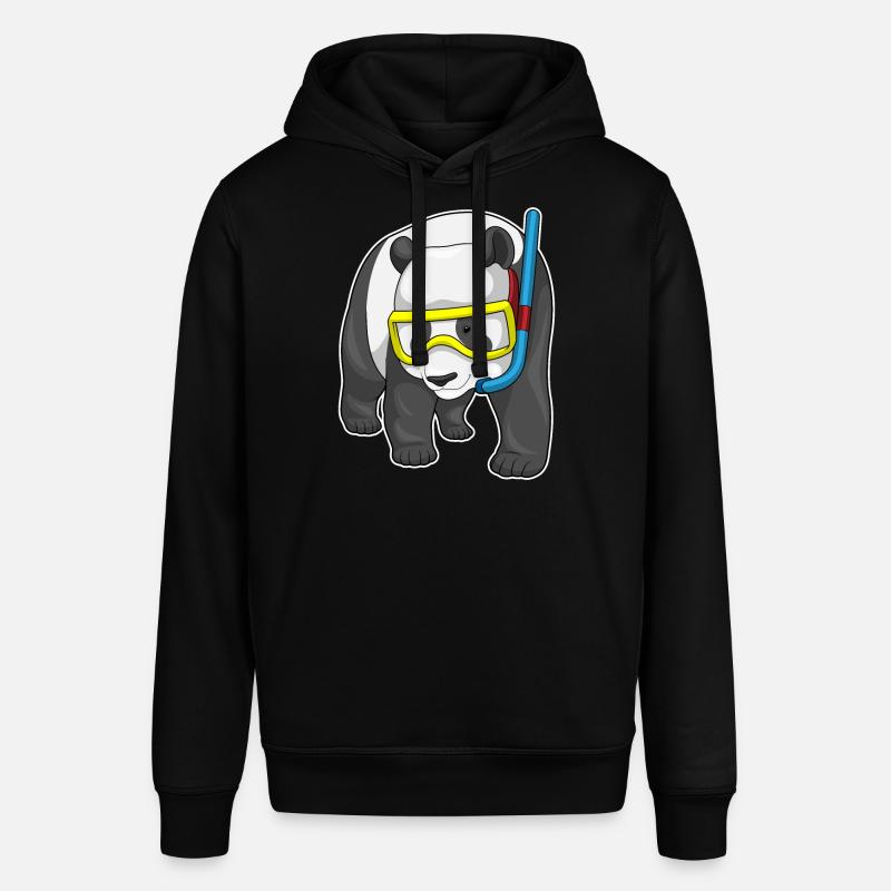 Panda Diver Snorkel - Sweat à capuche SOUNDER Stanley/Stella Unisexe - noir