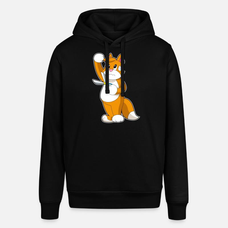 Cat Coiffeur Ciseaux - Sweat à capuche SOUNDER Stanley/Stella Unisexe - noir