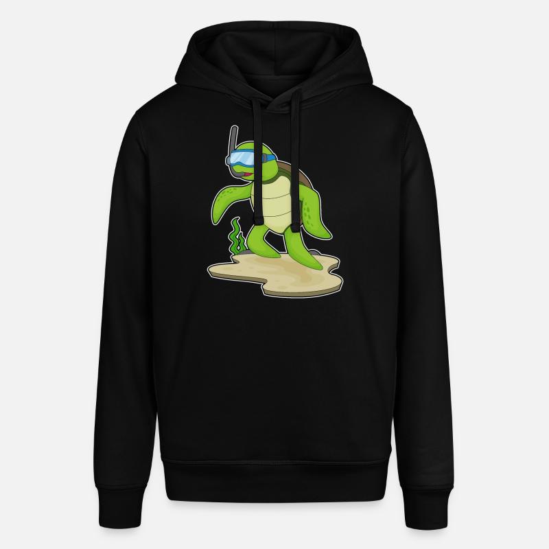 Turtle Diver Snorkel - Sweat à capuche SOUNDER Stanley/Stella Unisexe - noir