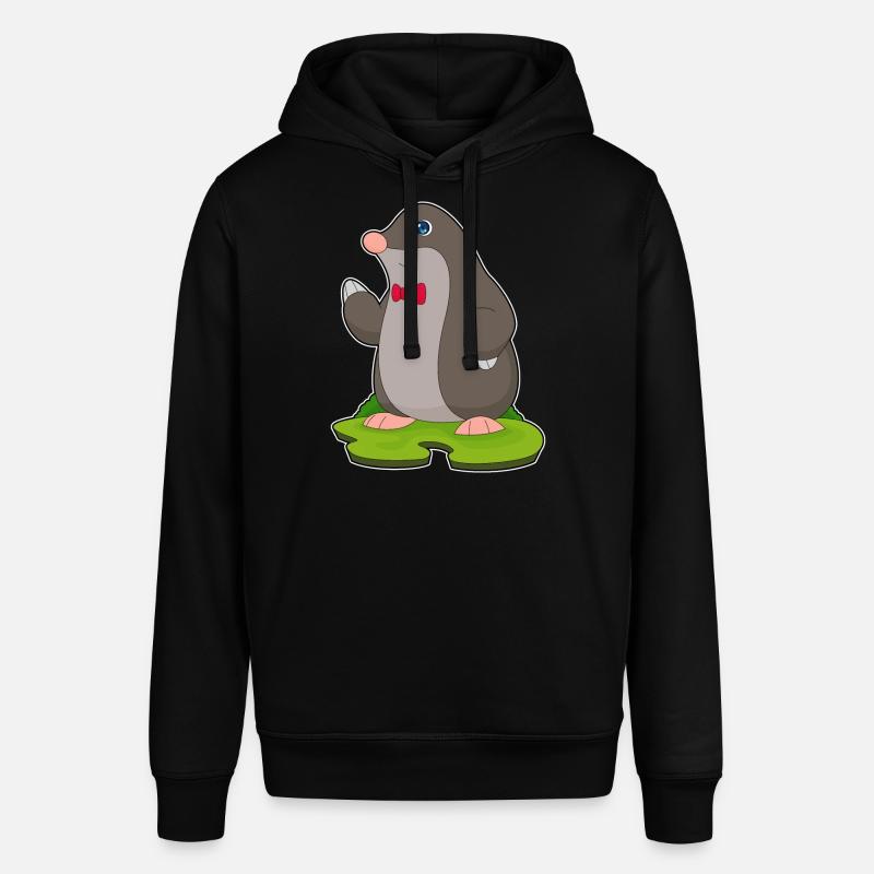 Noeud papillon Mole Gentleman - Sweat à capuche SOUNDER Stanley/Stella Unisexe - noir