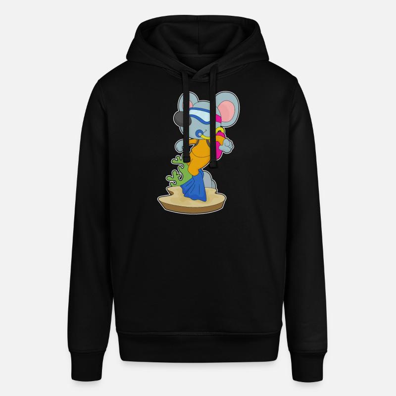 Souris Plongeur Bouteille d’oxygène Plongée - Sweat à capuche SOUNDER Stanley/Stella Unisexe - noir