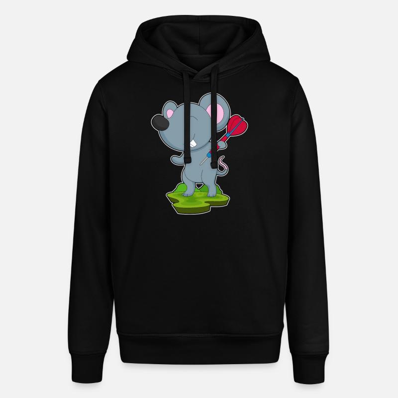 Fléchette de souris - Sweat à capuche SOUNDER Stanley/Stella Unisexe - noir