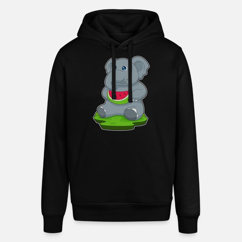 Pastèque éléphant - Sweat à capuche SOUNDER Stanley/Stella Unisexe - noir