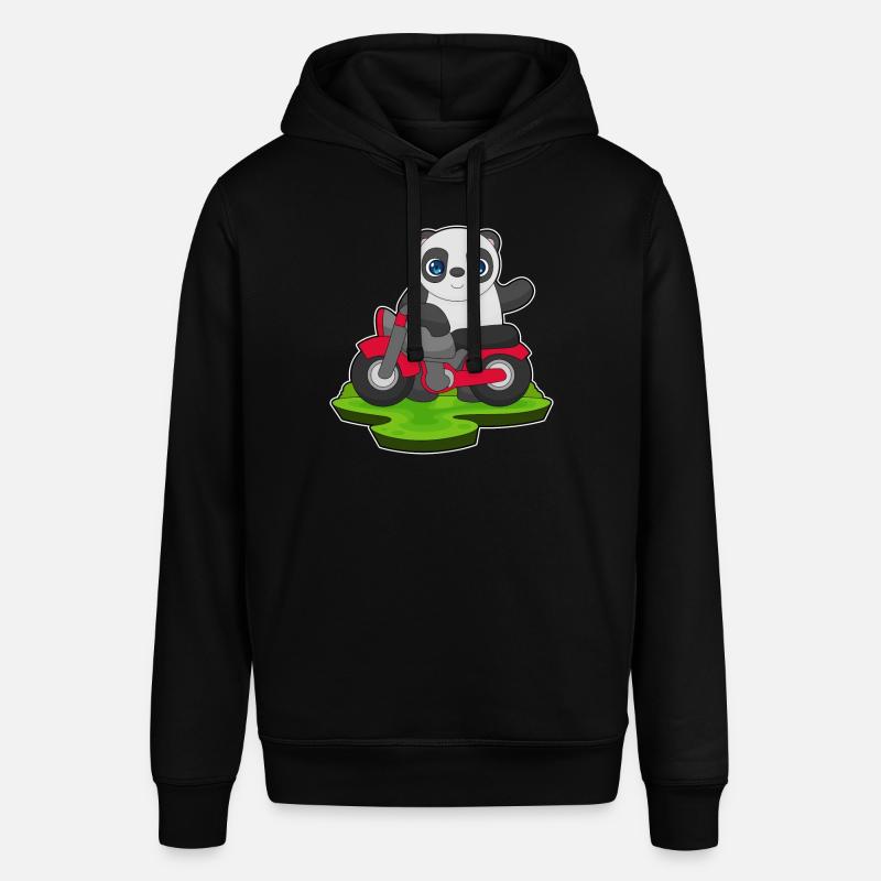 Moto Panda - Sweat à capuche SOUNDER Stanley/Stella Unisexe - noir