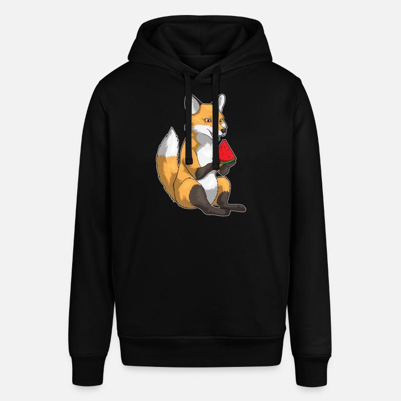 Fruit de la pastèque Fox - Sweat à capuche SOUNDER Stanley/Stella Unisexe - noir