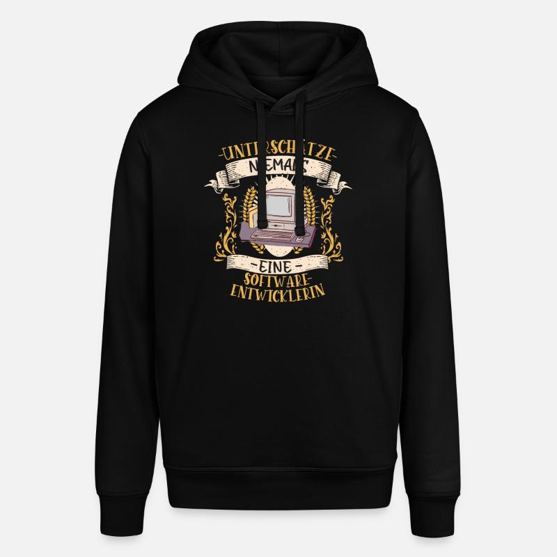 Softwareentwicklerin Geschenk Code Lustig - Stanley/Stella Unisex Hoodie SOUNDER - Schwarz
