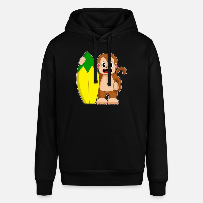 Monkey Banana Surf - Sweat à capuche SOUNDER Stanley/Stella Unisexe - noir