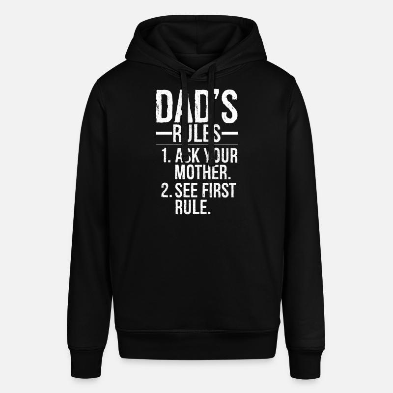 dad's rules ask your mother - Sweat à capuche SOUNDER Stanley/Stella Unisexe - noir
