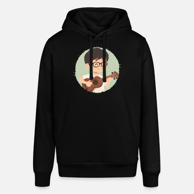 Ukulélé Garçon Graphique - Sweat à capuche SOUNDER Stanley/Stella Unisexe - noir