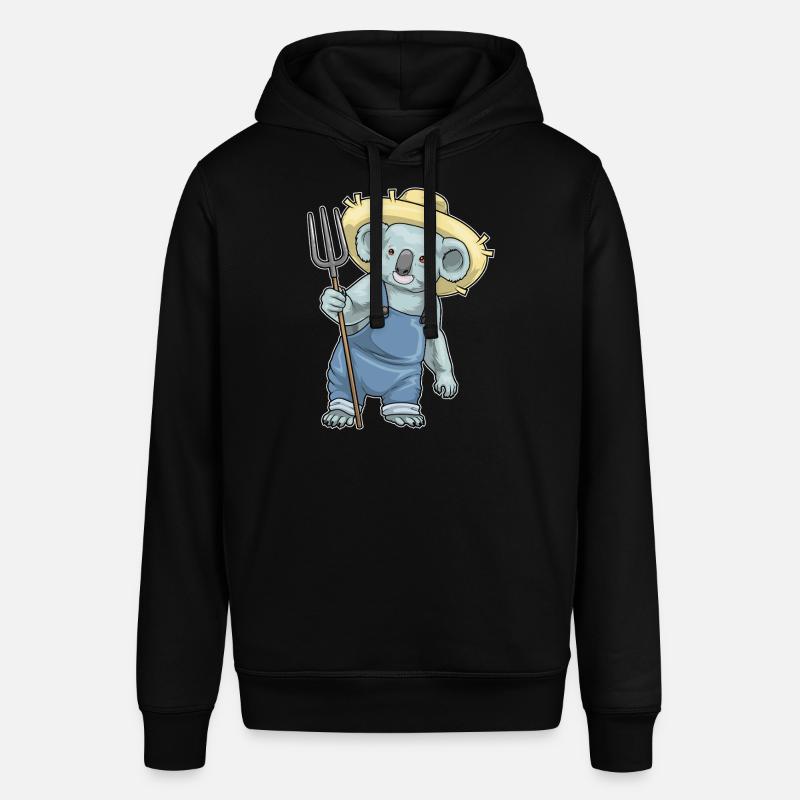 Fourche Koala Farmer - Sweat à capuche SOUNDER Stanley/Stella Unisexe - noir