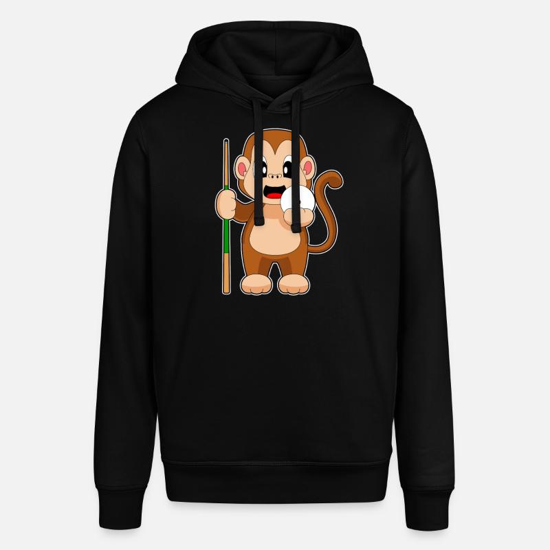 Queue de billard Monkey - Sweat à capuche SOUNDER Stanley/Stella Unisexe - noir