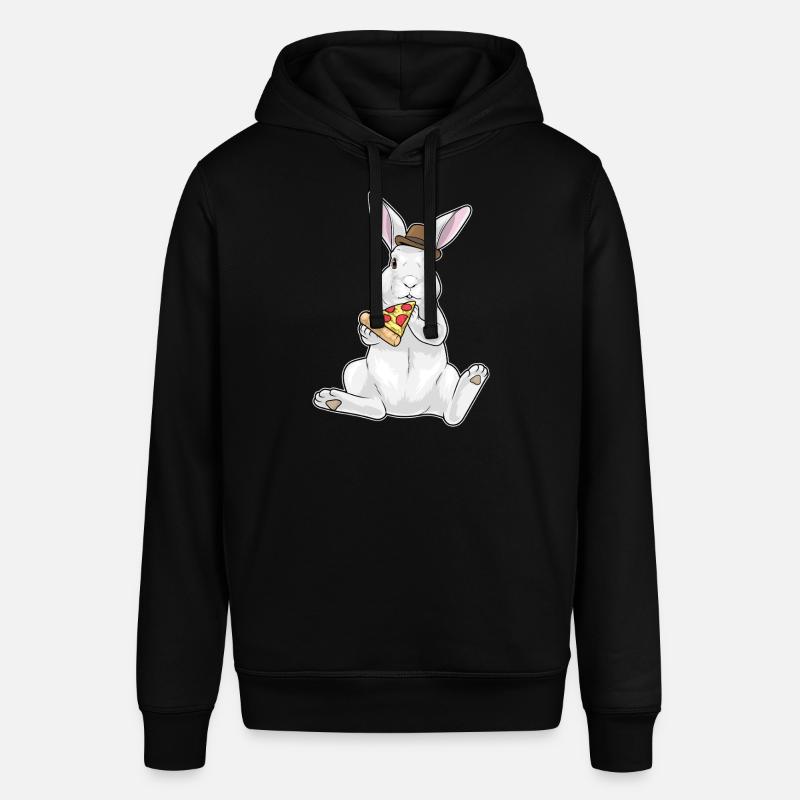 Pizza lapin - Sweat à capuche SOUNDER Stanley/Stella Unisexe - noir