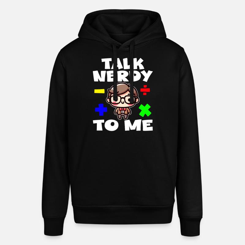 TALK NERDY TO ME - TEACHET GIFT - Sweat à capuche SOUNDER Stanley/Stella Unisexe - noir