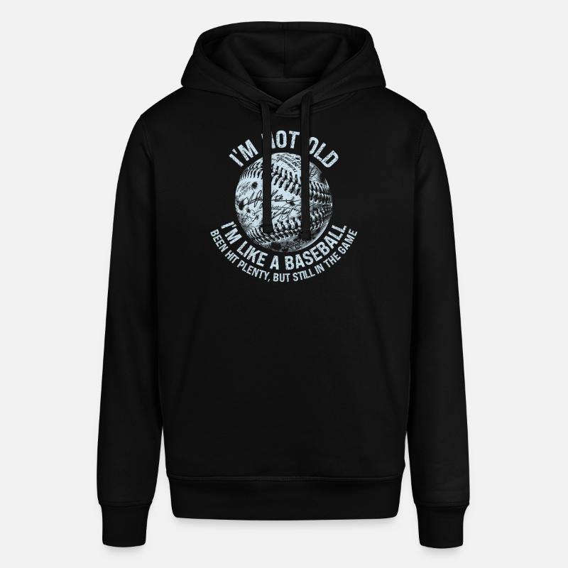 Conception de citation d’humour de baseball - Sweat à capuche SOUNDER Stanley/Stella Unisexe - noir