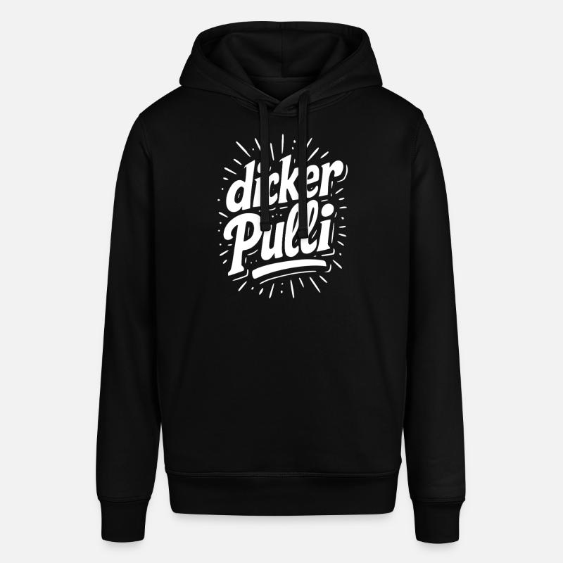 Pull épais Neon Typo - Sweat à capuche SOUNDER Stanley/Stella Unisexe - noir