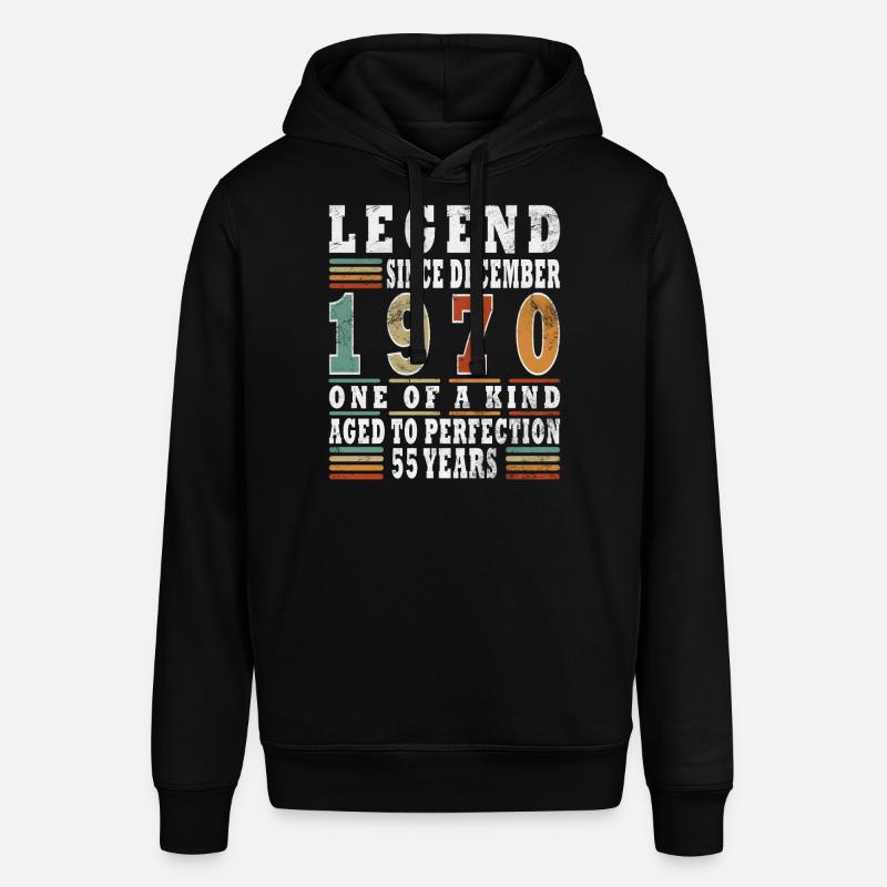 Présent d’anniversaire de décembre 1970 - Sweat à capuche SOUNDER Stanley/Stella Unisexe - noir