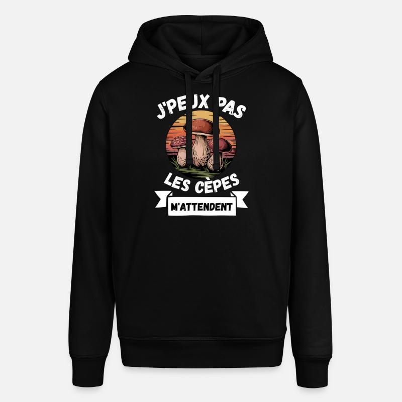 j'peux pas les cèpes m'attendent - Sweat à capuche SOUNDER Stanley/Stella Unisexe - noir