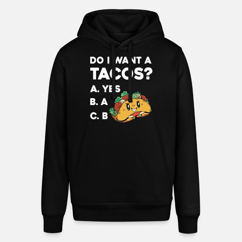 Taco Frage: Ja Oder Nein - Sweat à capuche SOUNDER Stanley/Stella Unisexe - noir