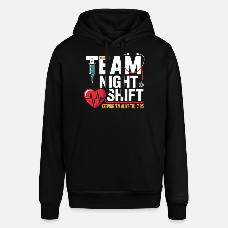 Équipe Équipe Night Night Shift Héros - Sweat à capuche SOUNDER Stanley/Stella Unisexe - noir