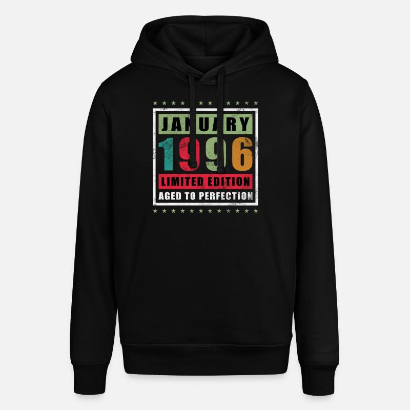 Janvier 1996 Édition limitée - Sweat à capuche SOUNDER Stanley/Stella Unisexe - noir