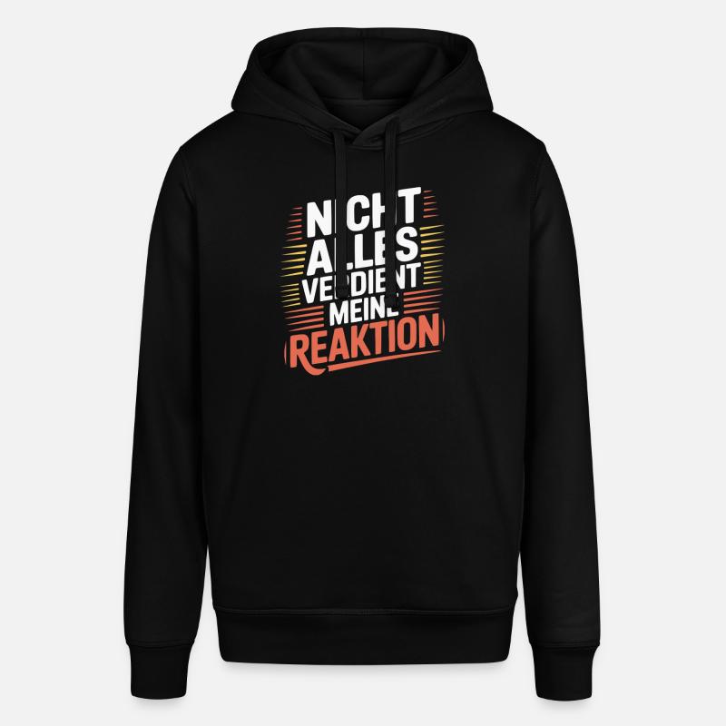 Peu importe. Aucune réaction. - Sweat à capuche SOUNDER Stanley/Stella Unisexe - noir