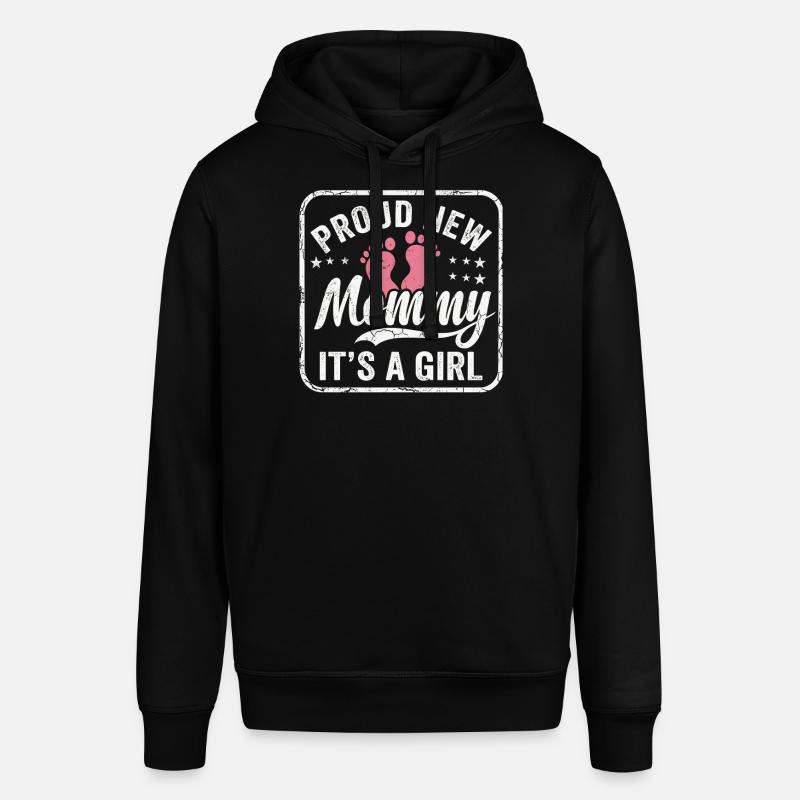 Werdende Mama & Mutter, Geburt Tochter Mädchen - Stanley/Stella Unisex Hoodie SOUNDER - Schwarz