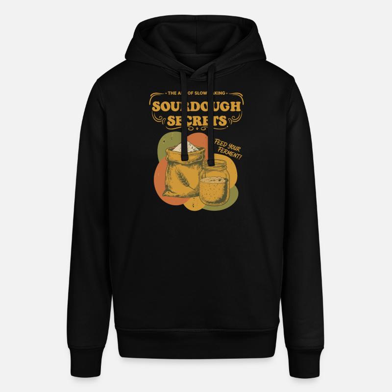 Sourdough Secrets Bread Baking Starter Baker - Stanley/Stella SOUNDER Unisex Hoodie - black