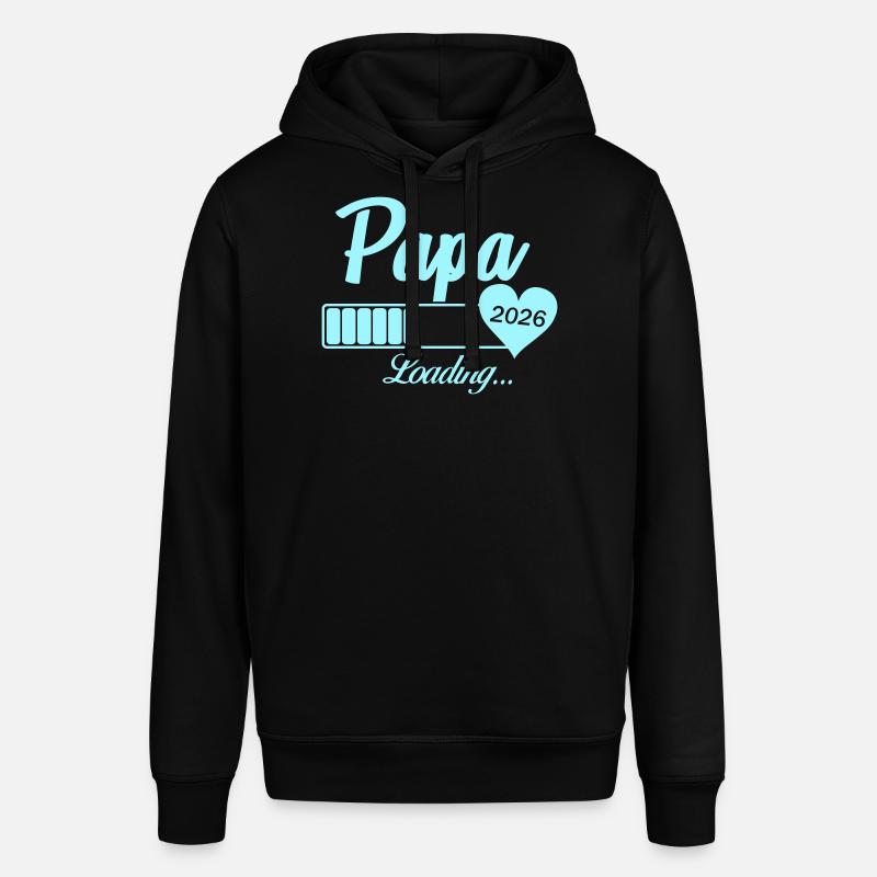 Papa Loading 2026 Heart - Sweat à capuche SOUNDER Stanley/Stella Unisexe - noir
