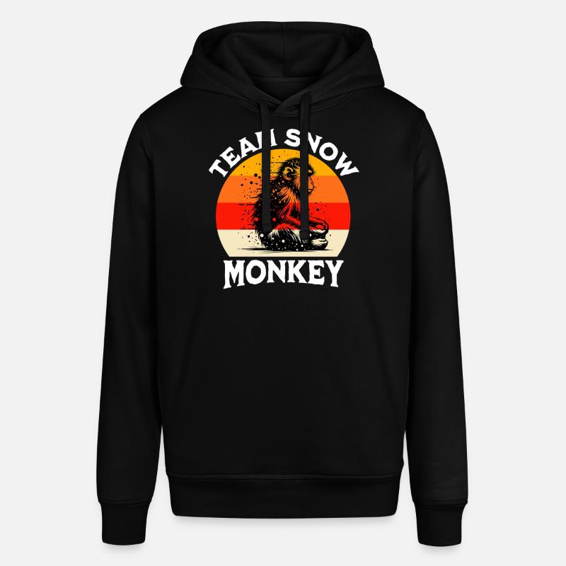 Équipe Singe des Neiges - Sweat à capuche SOUNDER Stanley/Stella Unisexe - noir