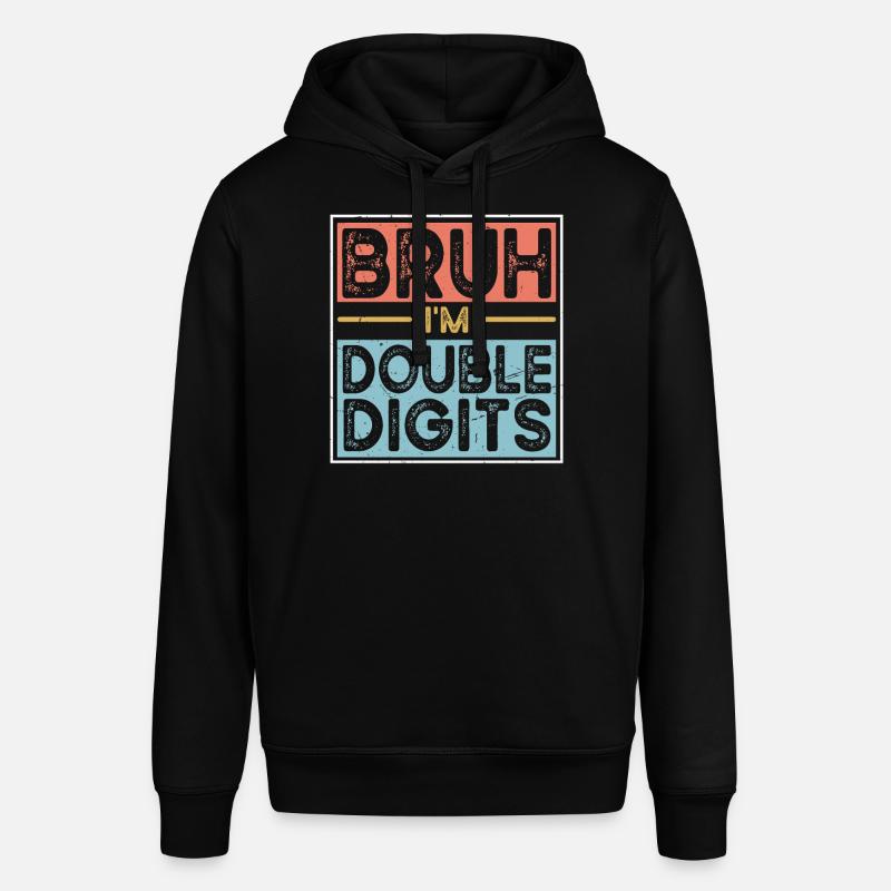 Mec, je suis à deux chiffres - Sweat à capuche SOUNDER Stanley/Stella Unisexe - noir