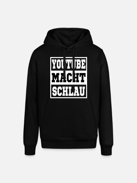 Youtube makes you smart - Stanley/Stella SOUNDER Unisex Hoodie - black