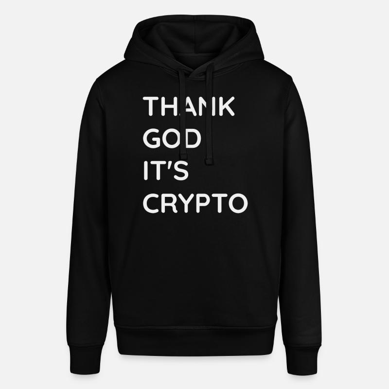 Dieu merci, c’est Crypto - Sweat à capuche SOUNDER Stanley/Stella Unisexe - noir